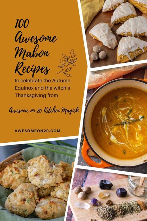 Mabon Stew Recipes, Mabon Feast Ideas, Meals For Mabon, Fall Equinox Food, Fall Equinox Dinner Party, Traditional Pagan Recipes, Mabon Recipes Vegan, Mabon Apple Recipes, Food For Samhain