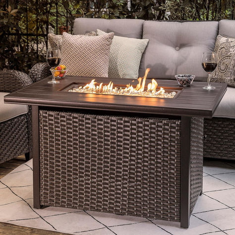 Outdoor Table Fire Pit, Courtyard Terrace, Patio Entertaining, Outdoor Fire Pit Table, Tabletop Firepit, Propane Fire Pit Table, Gas Fire Table, Garden Courtyard, Gas Fire Pit Table