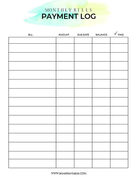 Weekly Bill Planner Printables, Bill Chart Free Printables, Monthly Bills Printable Free, Free Budget Printables Biweekly, Free Monthly Bill Tracker Free Printable, Bill Payment Checklist Printable Free, Monthly Bill Payment Log Free Printable, Payment Tracker Printables Free, Bill Calendar Printable Free