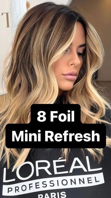 Few Foils Highlights, How To Place Highlights In Hair, Painted Highlights Blonde, Dimensional Blonde Placement, Keeping Blonde Hair Healthy, How To Grow Out Blonde Highlights, Face Framing Highlight Placement, Top Of Head Highlights, Blonde Highlight Placement