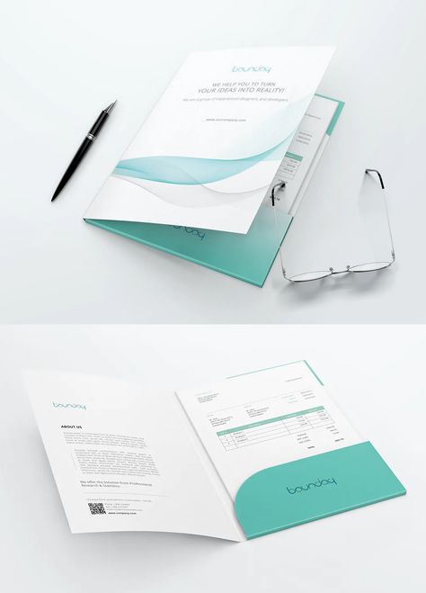 Hospital File Design Creative, Hospital File Cover Design, Document Folder Design, Paper Folder Design, File Design Cover Ideas, Presentation Folder Design Creative, Company Folder Design, Folder Design Layout, Creative Folder Design