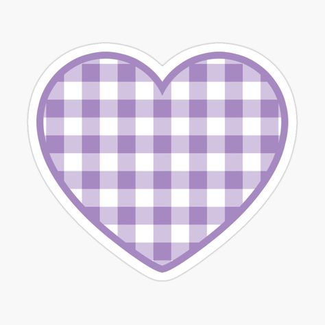 Get my art printed on awesome products. Support me at Redbubble #RBandME: https://www.redbubble.com/i/sticker/Purple-Gingham-Pattern-by-Ayoub14/106120733.JCQM3?asc=u Purple Cute Stickers, Cute Stickers Aesthetic Purple, Purple Stickers Aesthetic Printable, Stickers Purple Aesthetic, Cute Purple Stickers, Purple Border Design, Lilac Stickers, Purple Heart Sticker, Purple Stickers