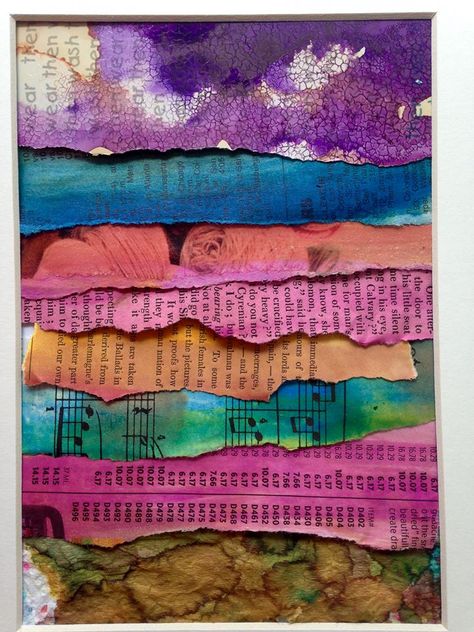 Art With Newspaper Ideas, Mixed Media Painting Ideas, Art On Book Pages, Using Newspaper In Art, Collage With Book Pages, Art Journal From Old Book, Using Magazines In Junk Journals, How To Make Collage Art Journal Pages, Butterfly Art Journal Pages