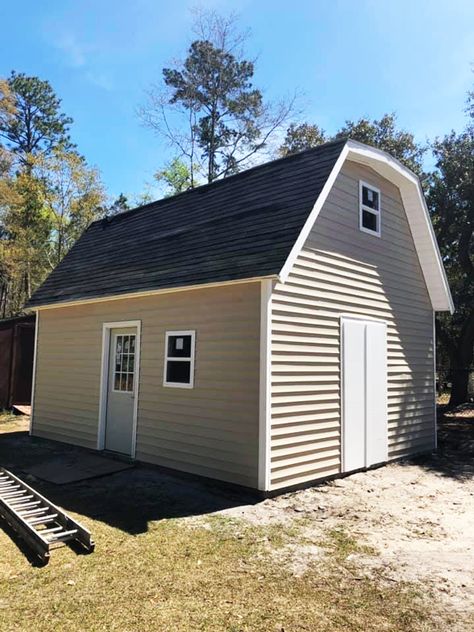 16x20 Shed Plans, Gambrel Shed, Door Plan, Build A Playhouse, Cheap Pergola, Gambrel Roof, Diy Shed Plans, Shed Plan, Barns Sheds