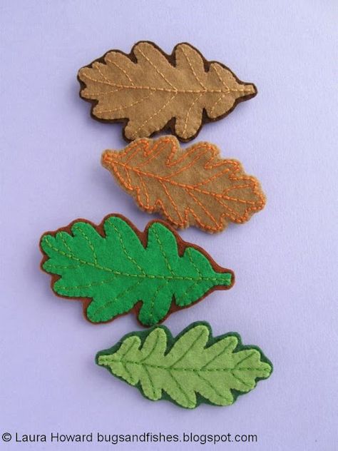 Embroidered Felt, Embroidered Leaves, Felt Leaves, Bead Sewing, Leaf Brooch, Felt Brooch, Felt Decorations, Leaf Coloring, Embroidery Patterns Free