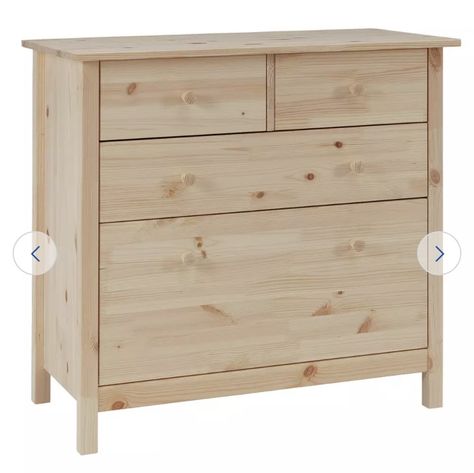 Mini Chest Of Drawers, Narrow Drawers, Malm Chest Of Drawers, Kids Chest Of Drawers, Ikea Wood, 4 Drawer Chest, Small Nurseries, Storing Clothes, Furniture Packages