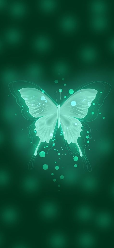 Green Butterfly Wallpaper Aesthetic, Mint Wallpaper Aesthetic, Green Theme Aesthetic Wallpaper, Green Butterfly Wallpaper, Mint Green Butterfly, Color Verde Jade, Mint Green Wallpaper Iphone, Mint Green Wallpaper, Hijau Neon