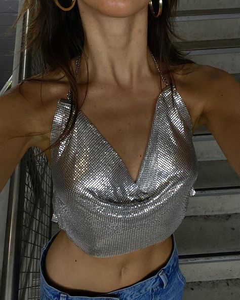 Draped Collar, Womens Halter Tops, Sequin Crop Top, Halter Tank Top, Halter Tank, Cute Crop Tops, Crop Top Shirts, Model Photos, Halter Neck