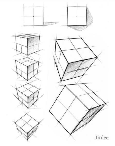 Ideas For What To Draw, Sketchbook Drawing Ideas, Practice Drawing Shapes, Drawing Ideas Inspiration, Geometric Shapes Drawing, Basic Sketching, 3d Geometric Shapes, Perspective Sketch, Structural Drawing