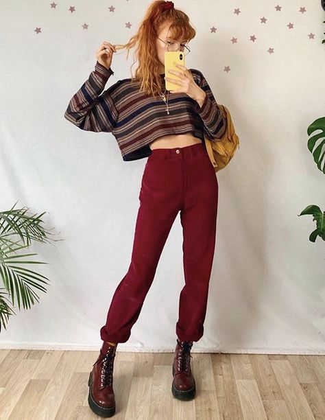 Artzy Outfits, Mathilda Mai, Potter Aesthetic, Mode Retro, Ideas Clothes, Tokyo Street Fashion, Artsy Outfit, Fashion Things, Le Happy