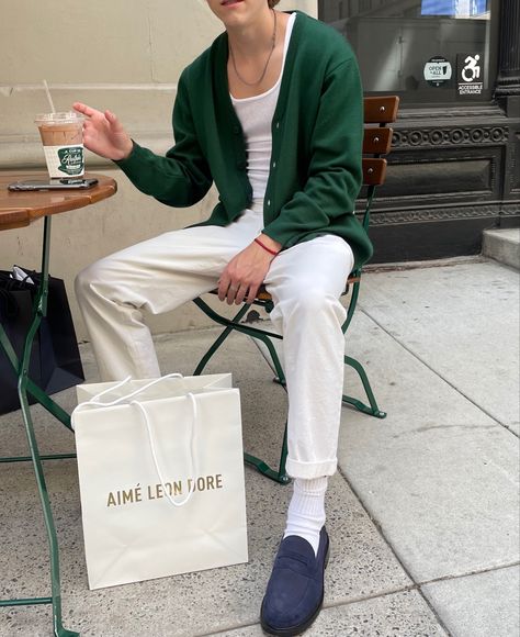 Green cardigan outfit Green Cardigan Outfit Men, Cardigan Outfit Men, Green Cardigan Outfit, Khaki Cardigan, Clever Tattoos, Cardigan Outfit, Green Cardigan, Cardigan Outfits, Formal Casual