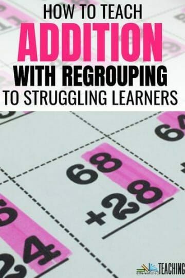 How To Teach Addition With Regrouping, Teaching Carrying In Addition, Teaching Regrouping Addition, How To Teach Double Digit Addition, Addition Regrouping Activities, Math Regrouping Addition, 2nd Grade Regrouping Math, Teaching Addition With Regrouping, Double Digit Math Games