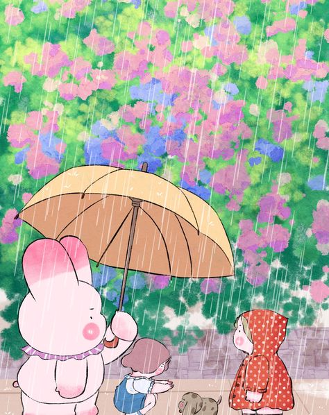 Rainy Day We met a cute puppy on a rainy day #illustration #art #artwork #happyart #artoftheday #cuteart #illust #kawaiiart #kawaii #cute #illustrationoftheday #cuteartwork #cutedrawing #procreate #illustrationart #cutearteveryday #colorful #illustrationartists #digitalart #アート Rainy Day Illustration, Day Illustration, On A Rainy Day, Happy Art, Cute Puppy, A Rainy Day, Kawaii Art, Illustration Artists, Rainy Days