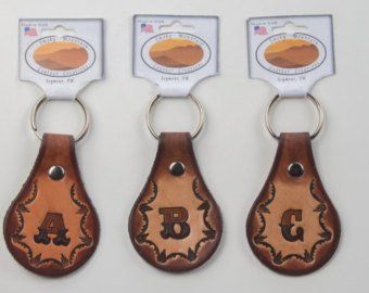 Western Monogram, Leather Key Fobs, Smoky Mountain, Western Leather, Monogrammed Leather, Monogram Design, Leather Products, Personalized Monogram, Leather Key