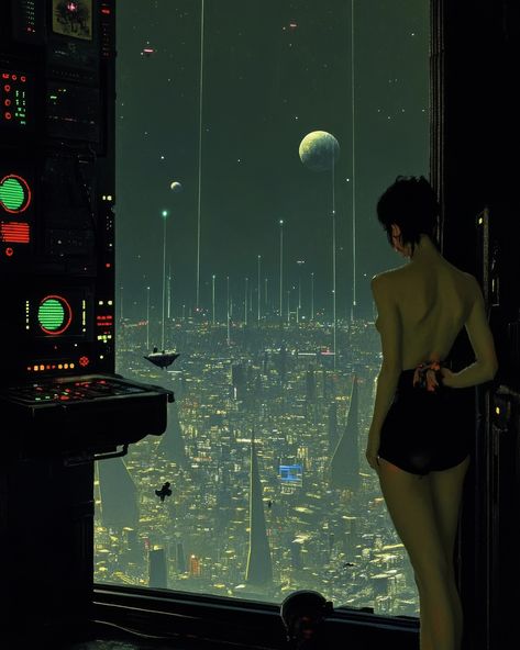 Space City Aesthetic, Sci Fi Cities, Solarpunk Aesthetic, City On Mars, Neon Cyberpunk Aesthetic, Floating Cities, Space Opera Art, Sci Fi Aesthetic, Moon City