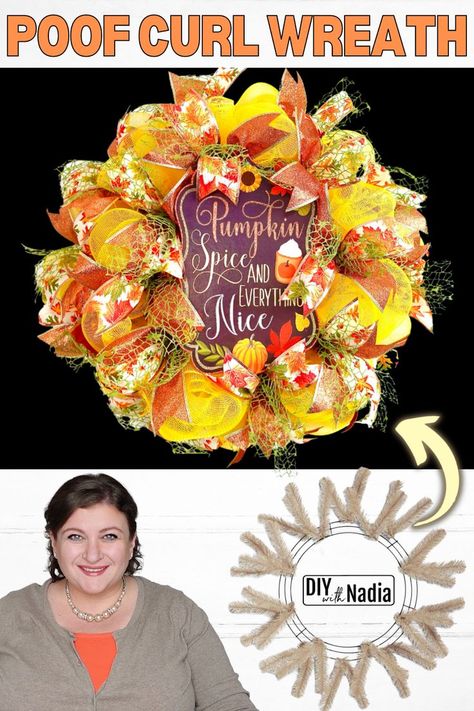 FALL Autumn Work Form WREATH 21 inch Deco Mesh POOF CURL Method Wreath Step by step DIY Tutorial Curl Method, Cross Wreath Diy, Square Wreath, Mesh Wreath Tutorial, Cross Wreath, Diy Fall Wreath, Wreath Tutorial, Autumn Wreaths, Wreath Crafts