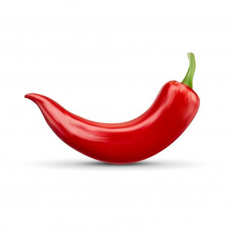 Realistic red hot natural chili pepper, ... | Premium Vector #Freepik #vector #background #food #green #kitchen Food References, Red Jalapeno, Spices Packaging, Object Photography, Chile Pepper, Architecture Ideas, Desenho Tattoo, Red Chili, Tattoo Set