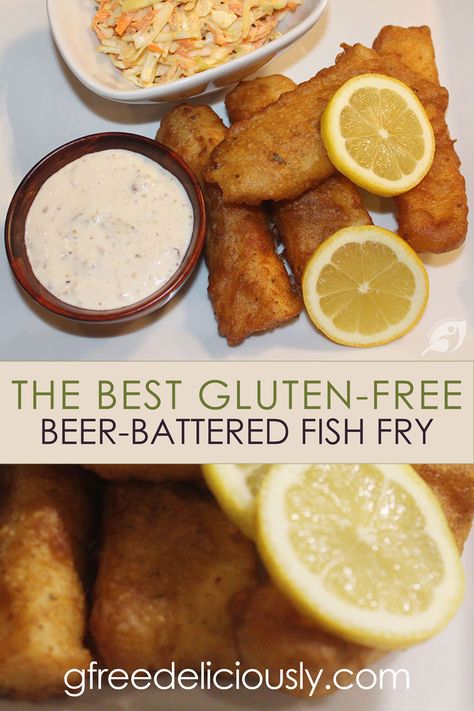 Gf Beer Batter Fish, Keto Beer Battered Fish, Gf Battered Fish, Gf Fish Batter, Gluten Free Beer Batter, Gluten Free Batter For Frying, Gluten Free Fish Batter Recipe, Gluten Free Fried Fish, Beer Batter Fish Recipe