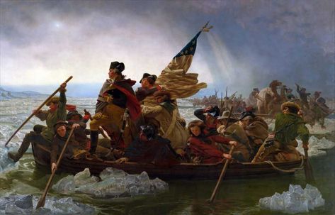 Washington Crossing The Delaware, Crossing The Delaware, Patriotic Wall Art, Revolution Art, Washington Art, Wood Gallery Frames, Dust Bowl, Francisco Goya, Caspar David Friedrich