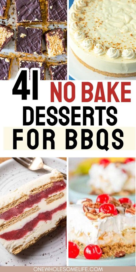 No bake dessert recipes that are quick and easy to prepare, ideal for a crowd. Includes healthy options like pies, cheesecake, and more, suitable for kids. No Bake Summer Desserts For A Crowd, Quick Summer Desserts No Bake, Summer Deserts Easy Simple, Hot Weather Dessert Ideas, Easy Cold Desserts No Bake, Easy No Bake Desserts For A Crowd, July 4 Desserts Easy, Cookout Desserts Easy, Quick Easy Desserts For A Crowd