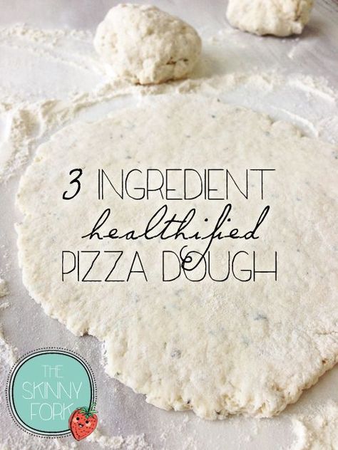 3 Ingredient Pizza Dough 3 Ingredient Pizza Dough, Yakimeshi Recipe, Healthy Pizza Dough, 2 Ingredient Pizza Dough, Greek Yogurt Recipes, 3 Ingredient Recipes, Healthy Pizza, Snacks Saludables, Yogurt Recipes