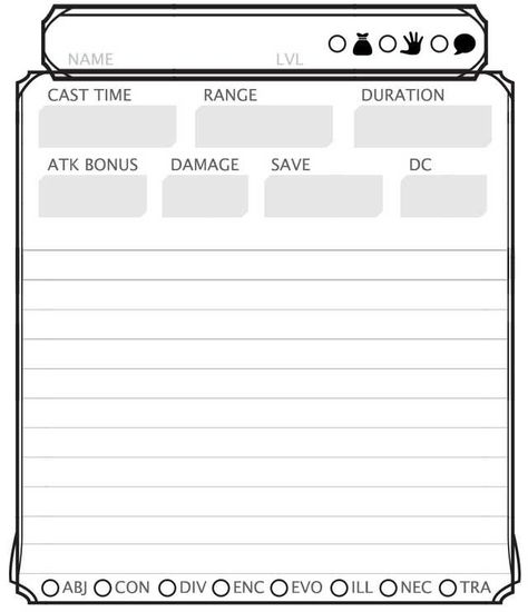 D&D Spell Cards - Imgur Dnd 5e Spell Cards, Spell Template, Dnd Printables, Dnd Notes, Dm Notes, 5e Spell Cards, Dnd Notebook, Dnd Spell Cards, Dnd Journal