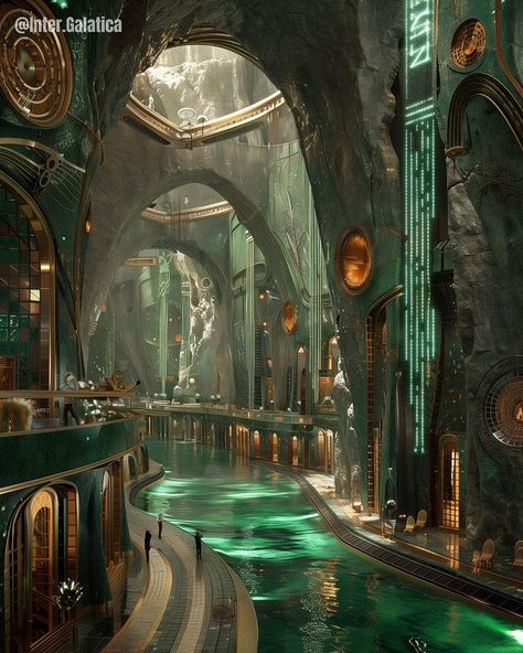 Sci Fi House Concept Art, Scifi Royalty, Ancient Technology Concept Art, Numenera Landscapes, Fantasy World Inspiration, Science Fiction Aesthetic, City Planet, Scifi Interior, Fantasy Buildings