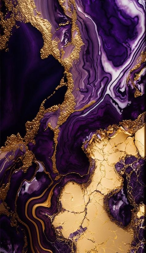 Purple And Gold Wallpaper, Marble Wallpapers, Gold Abstract Wallpaper, Purple Tile, Images Kawaii, Purple Marble, Abstract Art Wallpaper, Marble Wallpaper, Art Gallery Wallpaper