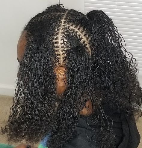 Micro Loc Extensions Permanent Human Hair, Style Microlocs, Microlocs With Curly Ends, Dread Tutorial, Microlocs Braids, Braid Locs, Sisterlocks Styles Updo, Twist Locs, Dreadlocks Hair Care