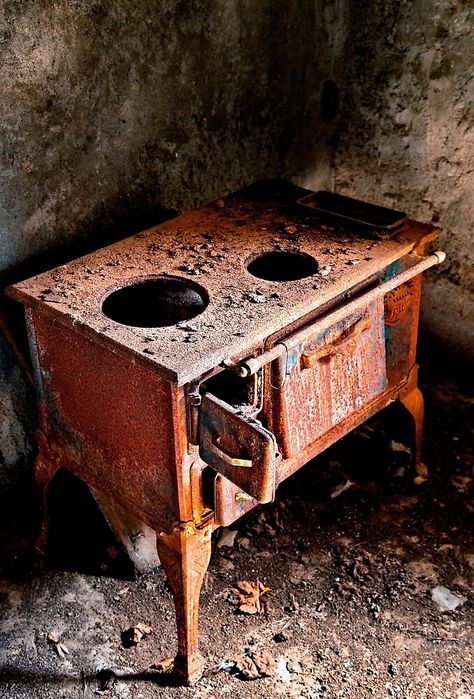 "Rust never sleeps" by Hercules Milas | Redbubble Crete Island Greece, Ship Wrecks, Rust Never Sleeps, Old Stove, Crete Island, Abandoned House, Heraklion, Never Sleep, Old Barns