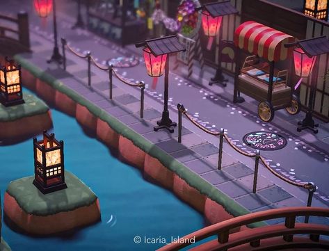 Animal Crossing Entrances, Animal Crossing Inspiration, Urban Island, Japanese Town, Japanese Animals, Animal Crossing 3ds, Ac New Leaf, City Island, Animal Crossing Guide