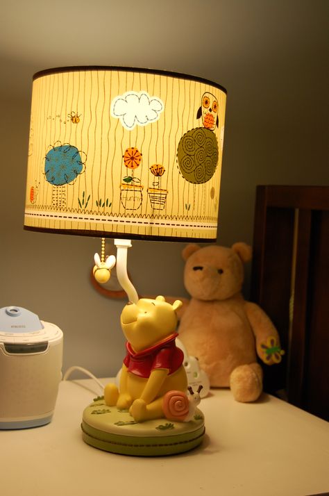 Tucker's Pooh lamp Winnie The Pooh Lamp, Winnie The Pooh Nursery, Baby Room Themes, Cute Winnie The Pooh, Cocoppa Wallpaper, Baby Room Inspiration, Nursery Room Inspiration, Nursery Inspo, Baby Life