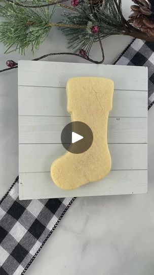 Christmas Stocking Decorated Cookies, Present Decorated Cookies, Christmas Stocking Cookies Decorated, Cookie Airbrushing, Airbrush Cookies, Lumberjack Christmas, Christmas Stocking Cookies, Decorating Cookies, Lumberjack