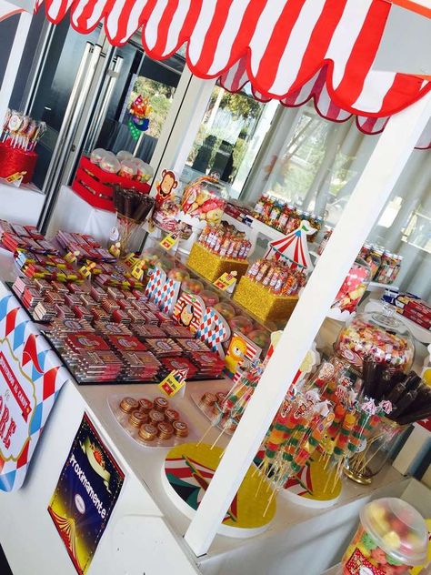 What a fabulous Carnival Quinceanera candy cart! See more party ideas at CatchMyParty.com Carnival Party Foods, Carnival Candy, Carnival Birthday Party Ideas, Celebration Food, Circus Birthday Party Theme, Carnival Celebration, Curious George Party, Carnival Birthday Party Theme, Carnival Birthday Party