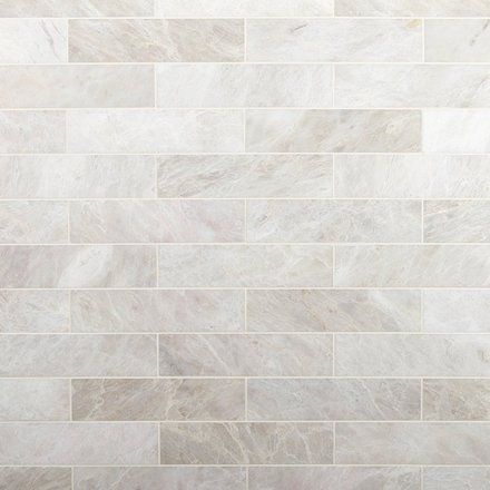 Shower Floor Tile Combinations, Iceberg Honed Marble Tile, Large Bathroom Shower Tile, Backsplash With Beige Cabinets, Timeless Tile Bathroom, Tile For Tub Surround, Taupe Backsplash Kitchen, Floor And Decor Backsplash, Porcelain Marble Tile Bathroom