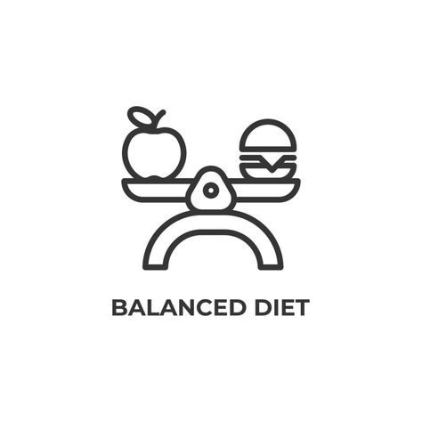 Balanced Plate Aesthetic, Diet Logo, Balanced Plate, Short Kurti, Balanced Meals, Reference Poses, Logo Food, Cartoon Images, Diet Meal Plans