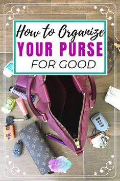 Organize Printables, Organization Purses, Affordable Handbags, In My Purse, Purse Essentials, Bedroom Organization, Cheap Purses, My Purse, Trendy Sewing