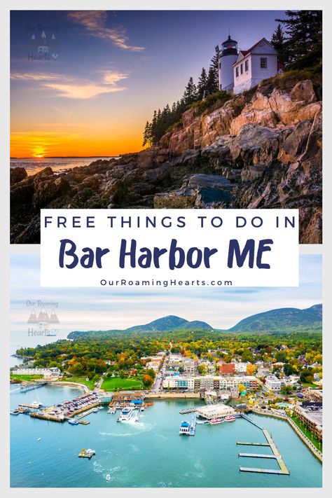 Bass Harbor Maine, Bar Harbor Maine Things To Do, Fall Foilage, Maine Road Trip, Maine Trip, Famous Lighthouses, Frugal Travel, Staycation Ideas, New England Road Trip