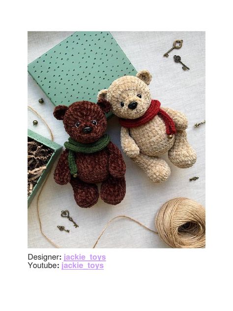 Toys Quotes, Teddy Bear Amigurumi, Bear Patterns Free, Bear Amigurumi, Crochet Bear Patterns, Knitted Teddy Bear, Amigurumi Doll Pattern, Crochet Teddy Bear Pattern, Teddy Bear Design