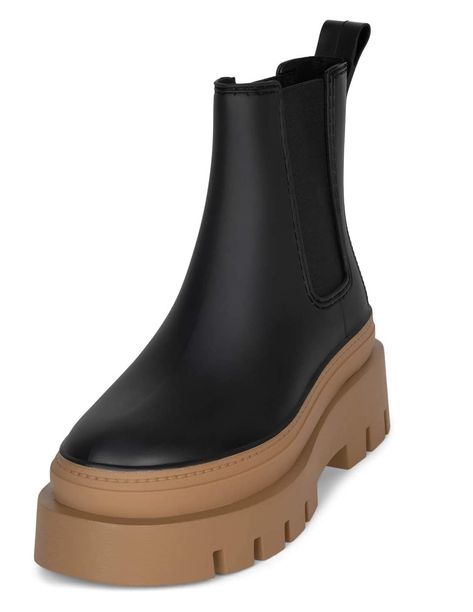 PRICES MAY VARY. Fits true to size Measurements taken from a size 7 2.75" Heel, 2.25" Platform 5.5" Shaft, 8.5" Leg Opening Synthetic Upper, Synthetic Lining, Synthetic Sole Double platform rainboot Ankle Rain Boots, Black Honey, Rain Storm, Professional Attire, Chunky Boots, Boots Brown, Waterproof Boots, Jeffrey Campbell, Brown Boots