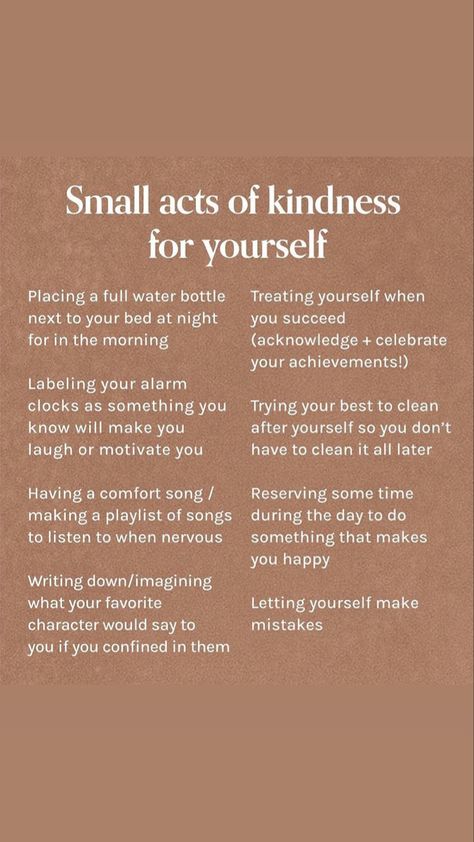 Acts Of Self Care, Acts Of Self Love, Acts Of Service Love Language Self Care, 40 Acts Of Kindness, Self Kindness, Nice Gestures Acts Of Kindness, Daily Self Love Tasks, Some Inspirational Quotes, Small Acts Of Kindness