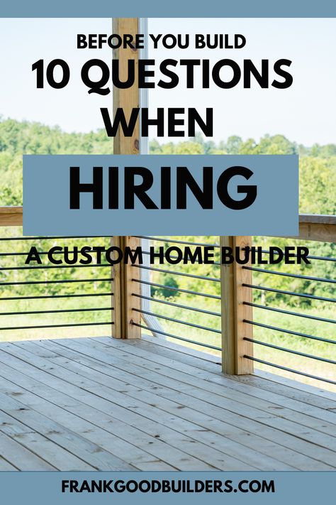 Custom Home Dreams: 10 Questions to Quiz Your Potential Builder Essential Questions, Building Homes, House Building, Dreams Into Reality, What If Questions, Property Development, How To Gain Confidence, Building Plans, Custom Home Builders