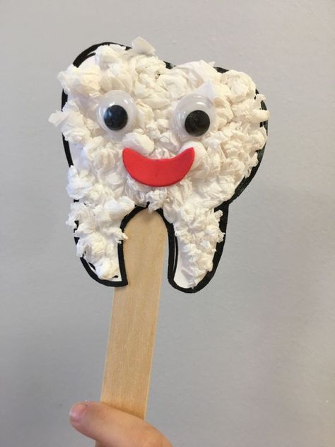 Dentist Art And Craft For Preschool, Dental Crafts For Preschool, Dentist Activities For Preschool, Dental Health Crafts For Toddlers, Dentist Crafts For Preschool, Health Activities For Preschool, Dentist Crafts, Dental Health Preschool Crafts, Dental Health Crafts