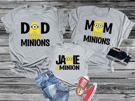 Minion Shirts, Birthday Party Boy, Universal Trip, Minions Party, Universal Vacation, Universal Shirts, Minion Birthday Party, Cute Minions, Party Boy