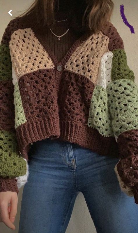 Confection Au Crochet, Vest Outfit, Mode Crochet, Crochet Shrug, Crochet Simple, Crochet Fall, Crochet Fashion Patterns, Crochet Diy, Crochet Cardigan Pattern