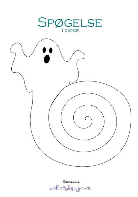 Spiral Ghost Printable, Halloween Decorations Homemade, Halloweenpyssel Barn, Veselý Halloween, Ghost Craft, Läskig Halloween, Halloween Classroom Decorations, Dekorasi Halloween, Bricolage Halloween