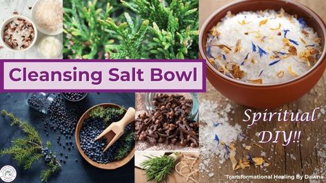 Did you know that adding a cleansing salt bowl to your home can not only energetically cleanse the area, but can spiritually protect it too? Salt Protection Bowl, Eclectic Paganism, Protection Bowl, Salt Protection, Protection Salt, Salt Bowl, Cleansing Powder, Pagan Crafts, Plant Medicine