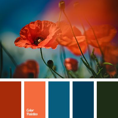 Scarlet, lilac, dark blue, ultramarine and swamp-green are mixed in unusual way in a very organic colour gamma. This combination looks very integrate becau. Color Concept, Color Palette Ideas, Wall Living Room, Orange Color Palettes, Palette Ideas, Summer Wedding Colors, Organic Colors, Design Seeds, Color Balance