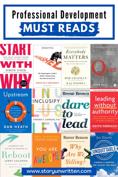 Work Book Club, Books About Leadership, Best Leadership Books, Best Self Development Books, Professional Development Activities, Professional Development Books, Career Building, Good Leadership Skills, 5am Club