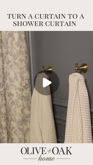 Samantha Farmer on Instagram: "Comment “shop” for links! I got so many questions about how to use a liner so I found this simple trick to turn your curtain into a shower curtain! #showercurtains #curtainhack #showercurtain #bathroomdesign #bathroomdecor #bathroomideas" Spanish Modern Homes, Shower Windows Ideas, Amazon Curtains, Roman Shower, Mountain House Exterior, Two Shower Curtains, Diy Shower Curtain, Guest Bathroom Decor, Window In Shower